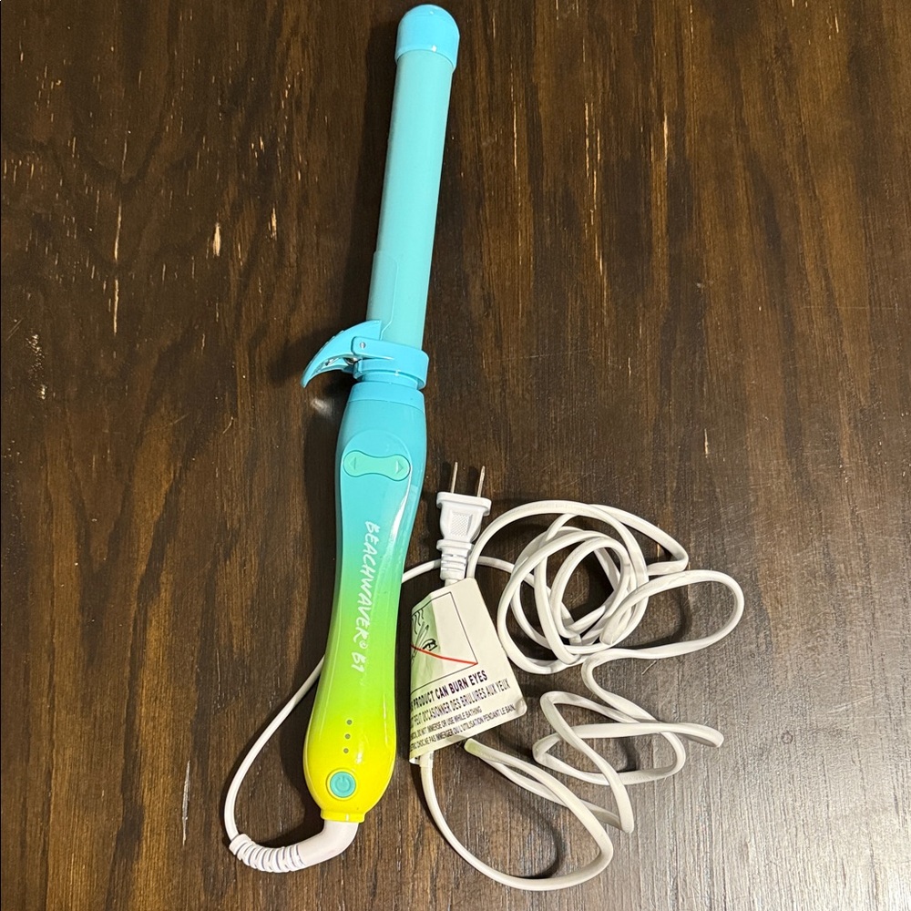 Beachwaver Co. Blue and Yellow Curling Iron